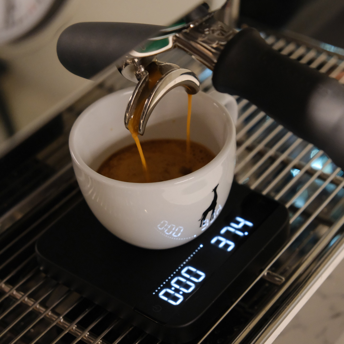 Waarom loopt mijn espresso te snel door?